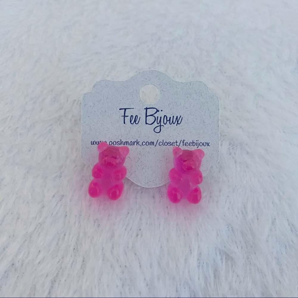 Gummy Bear Earrings 🧸💞